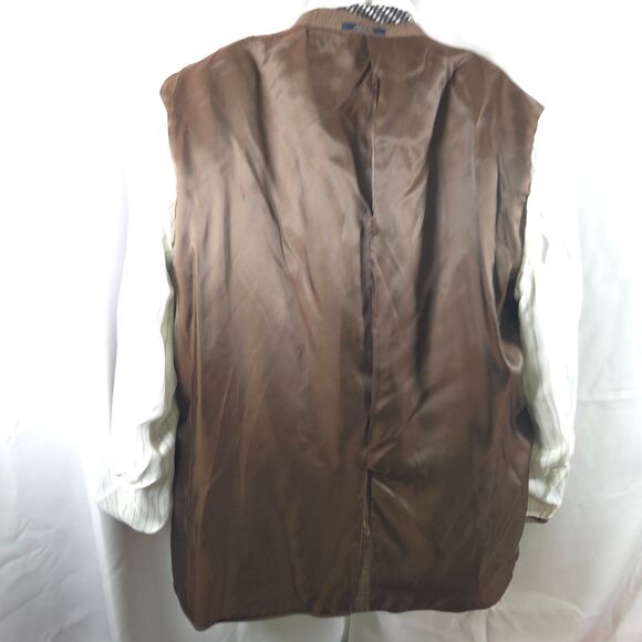 Hart Schaffner Marx Mens 48R Brown Elbow Patch 2-Button Sports Coat Blazer - Picture 6 of 10